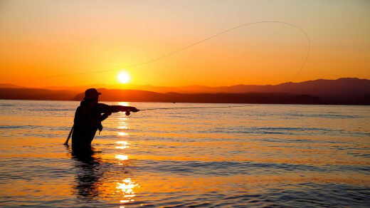 Lake Taupo - Person fishing